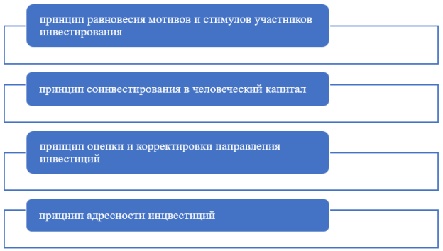 Принципы эффективной инвестиционной деятельности в человеческий капитал