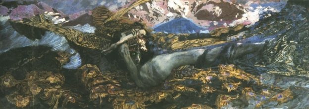 М. А. Врубель. “Демон поверженный” (1902)
