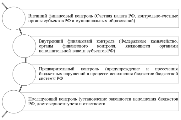 Виды государственного финансового контроля