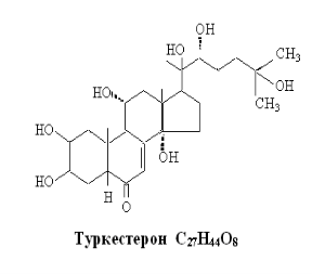 Структурные формулы фитоэкдистероидов