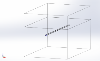 Выполненная в SolidWorks 3-D модель трубопровода в грунте