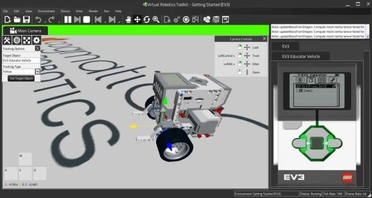Virtual Robotics Toolkit - an Advanced LEGO Mindstorms Simulator • Smashing Robotics