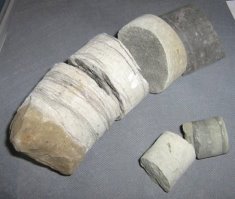 Образец керна после испытания в морозильной камере через 20 циклов