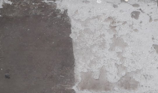 Вода не проникает на обработанном участке