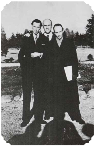 А. Пануфник, Я. Ивашкевич, В. Лютославский (1942 год)