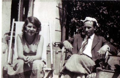Ежи Лютославский со своей супругой (Дроздово, 1931)