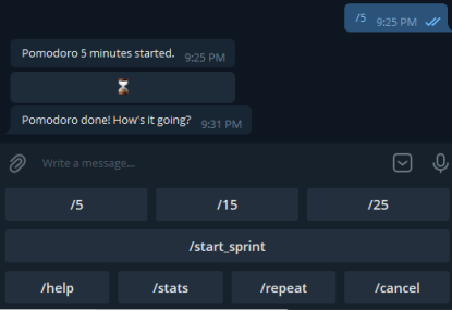Pomodoro Bot