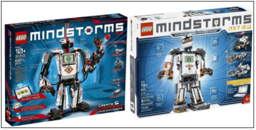 Конструкторы Mindstorms NXT и Mindstorms EV3