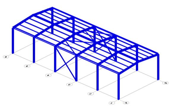3D схема каркаса