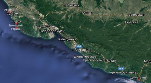 Места проведения исследований