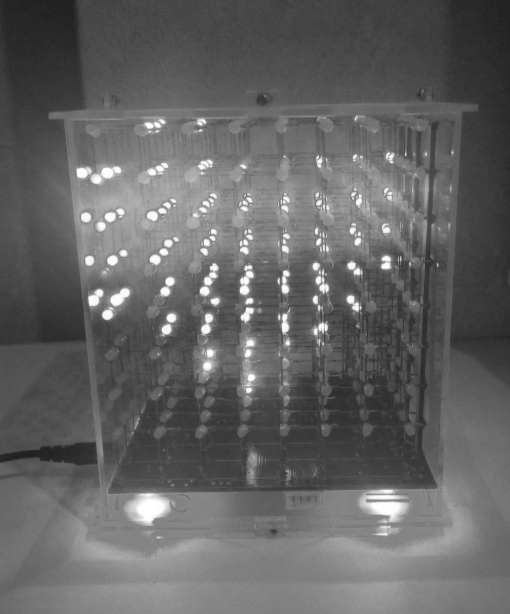 Пример LED CUBE 8*8*8