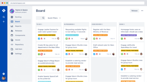Пример доски Jira