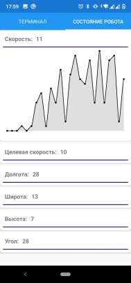 Страница “Состояние робота”