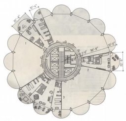 Жилой комплекс «Марина-сити» в г. Чикаго, 1964 г.