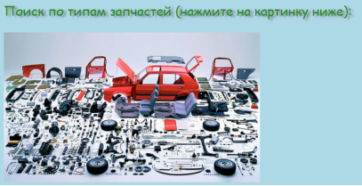 3 — Изображение ссылка на типы (категории) автозапчастей