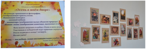 Проект «Осень в моем дворе». Афиша и выставка работ