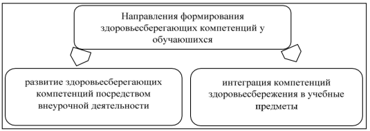 Основные направления формирования здоровьесберегающих компетенций у обучающихся