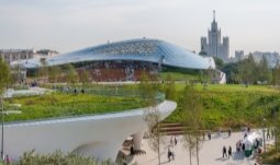 Концертный зал Зарядье в Москве. Павильон в парке Зарядье