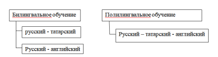 Использование сравнительно-сопоставительного подхода в билингвальном и полилингвальном обучении в ДОО на примере государственного языка РТ, родного языка (татарский язык) и иностранного языка (английский)