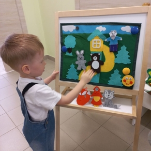 «Сказка «Колобок» на фланелеграфе»