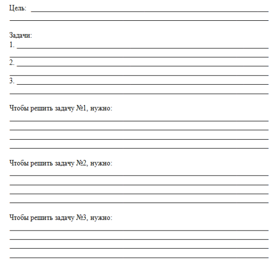 Шаблон работы над проектом