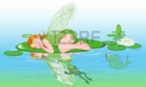 C:\Users\Мая\Desktop\29140274-Маленький-милый-Фея-спать-на-водяной-лилии-листьев.jpg