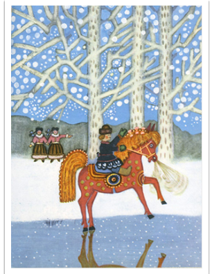 Ю. Васнецов. Картинка из книжки русских народных песенок, потешек, прибауток «Радуга-дуга» (1969). Фото предоставлено Пушкинским заповедником.