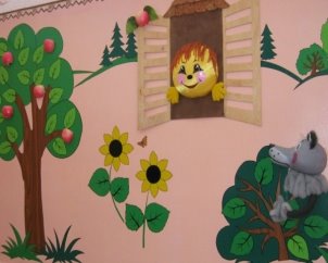 Зоны детского сада и группы