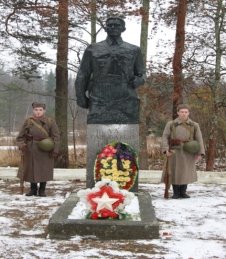 Обелиск на заставе А. Д. Гарькавого