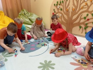 Создание мандалы детьми дошкольного возраста