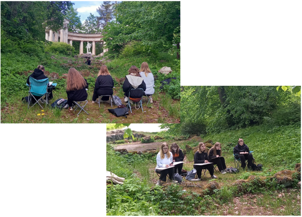 В Павловске на пленэр