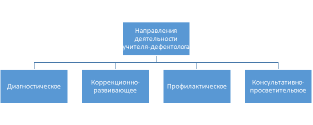 Направления работы учителя-дефектолога