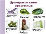 Описание: Драгоценные камни (кристаллы):