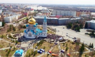 Гуляния на Пасху, Соборная площадь