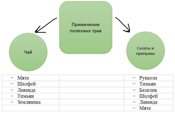 Применение полезных трав