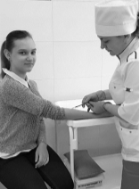 Проведение скарификационных проб