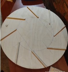 Направлющие для неподвижных лопастей