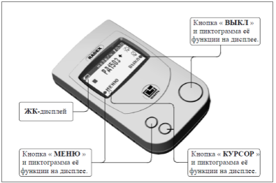 Внешний вид дозиметра «RADEX RD 1503+»