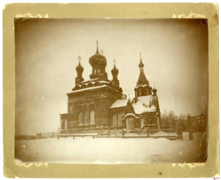 Сохранившиеся архивные фотографии Ачинского Крестовоздвиженского храма