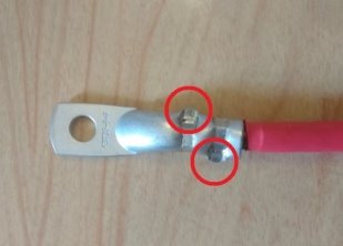 Первый обжатый наконечник