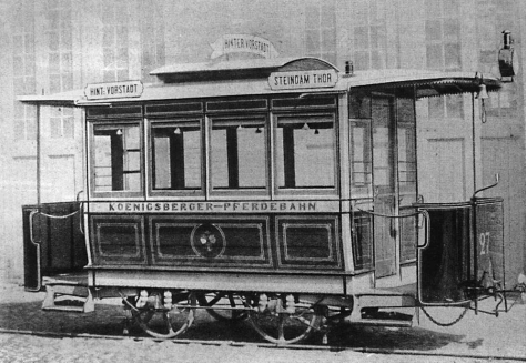 Конка. Кёнигсберг 1885 год