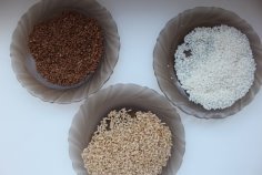 Крупы после просушки через 2 дня