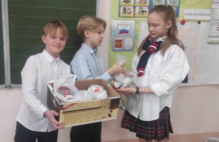 Акция по сбору пластиковых крышек в лицее