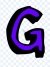 Разные костюмы спрайта буквы G