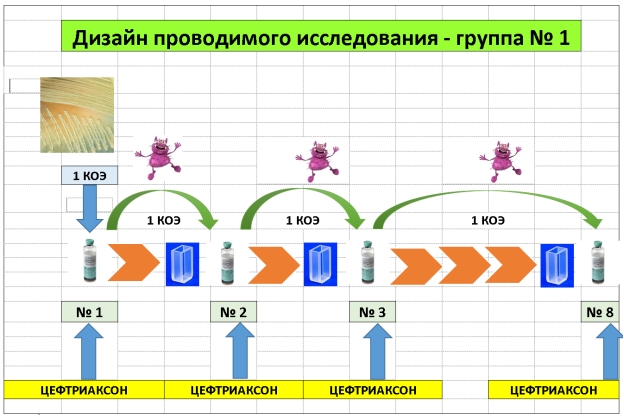 Применение антимикробного препарата
