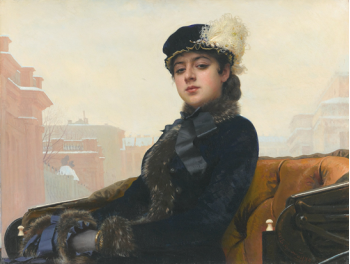 «Неизвестная» (1883) И. Н. Крамской