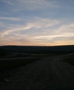 Светлый закат