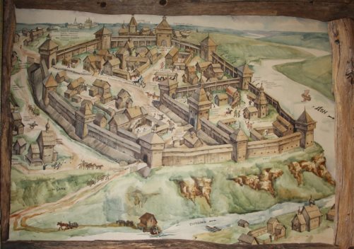 Лебедянская крепость, XVII век. Реконструкция