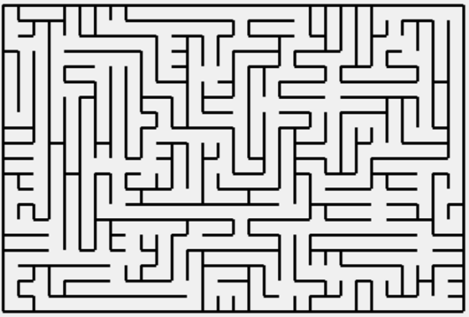 A maze with many black lines

AI-generated content may be incorrect.