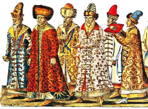 Бояре XVII века. Неизвестный художник